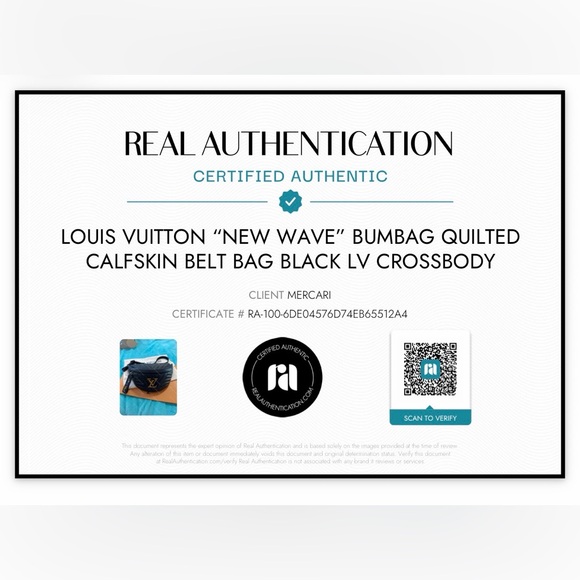 Louis Vuitton “New Wave” Bumbag Quilted Calfskin Belt Bag Black LV Crossbody - Picture 12 of 12